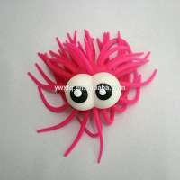 flashing hairy puffer ball toys, Sea urchins ball.TPR toys